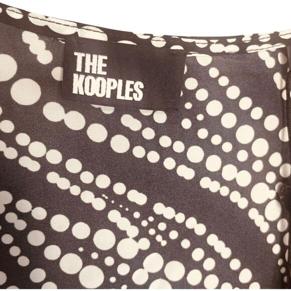 The Kooples Printed V Neck Short Mini Dress - Picture 6 of 13